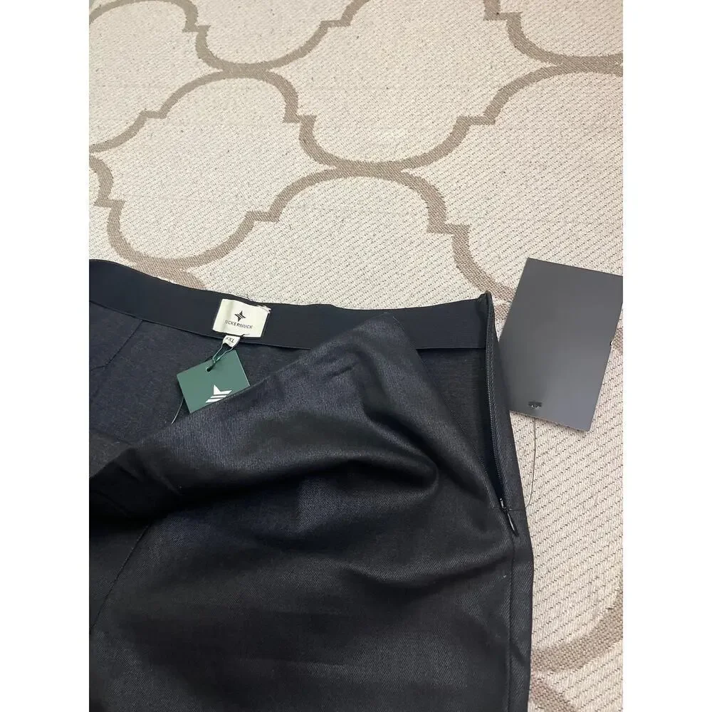 Tuckernuck Black Wax Ashford High Rise Cropped kick hem Pants,MSRP $148,size XXL